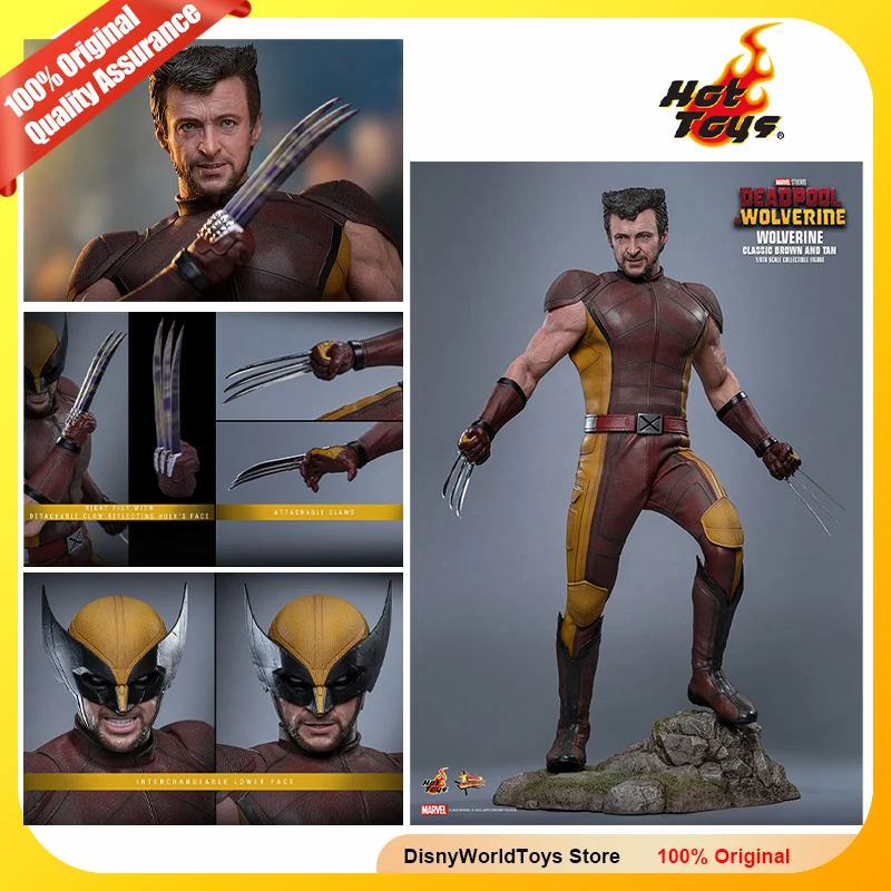 

100% Original Hot Toys HT MMS831 Deadpool Wolverine Wolverine Classic Brown and Tan 1/6th Genuine In Stock Figure Model Toys