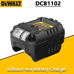 DEWALT DCB1102 Original Lithium Battery Charger 12V/20V LED Indicator Universal Charger Input Voltage 220V Power Tool Accessory