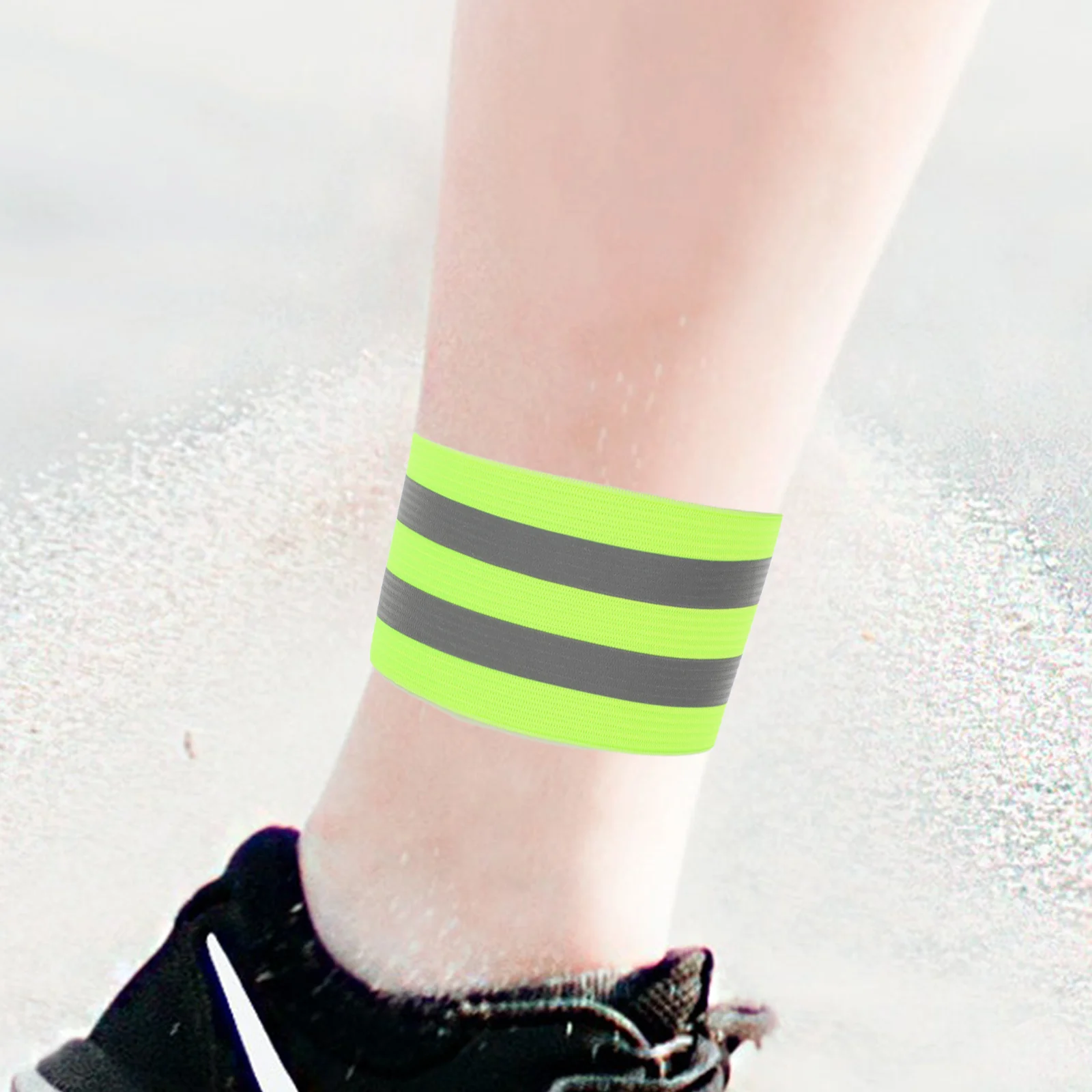 

4Pcs Night Running Reflective Wristbands High Visibility Safety Armbands Walking Cycling Fitness Outdoor Straps