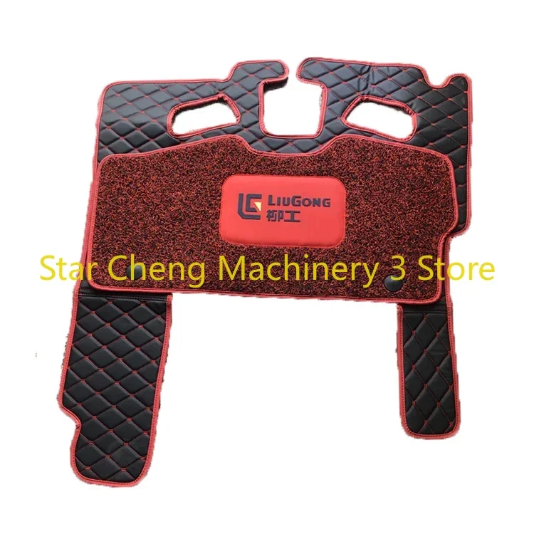 New Excavator Cab Floor Mat Carpet Floor Mats for Liugong E913/E920 922E9075E High Quality Proof Stepping Pad Digger Parts