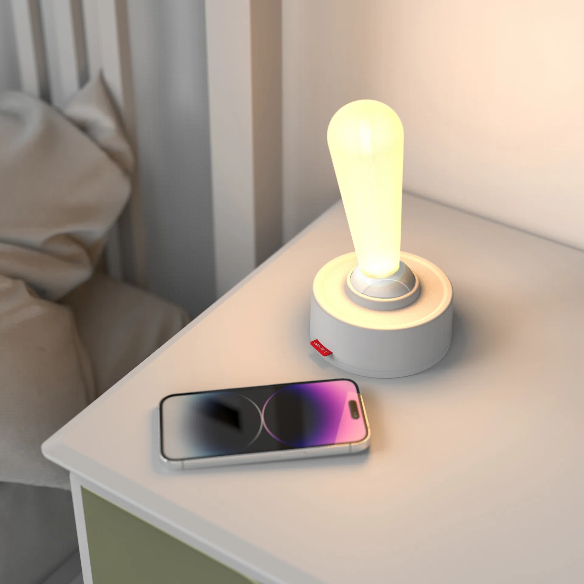 

New Minimalist Decoration At The Head of The Bedroom Bed with Unique Design and Atmosphere Small Night Light