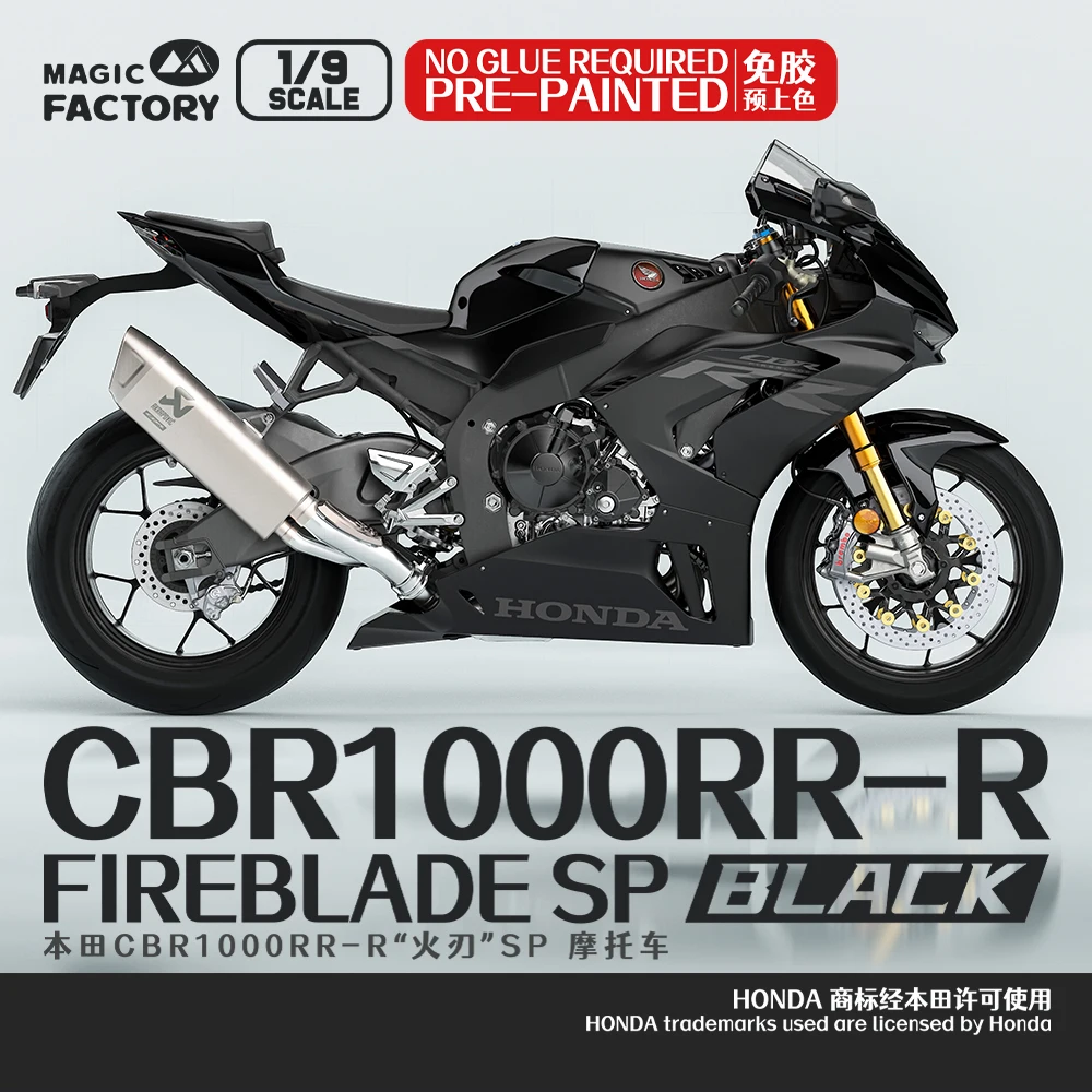 MAGIC FACTORY 1405 1/9 Motorcycles CBR1000RR-R Fireblade SP Black (Pre-PAINTED)