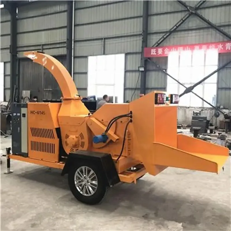 Customized Heavy Duty Electric Forestry Mulcher Tree Shredder Industrial Wood Chipping Machinery Chipper Pellet Making Machine M