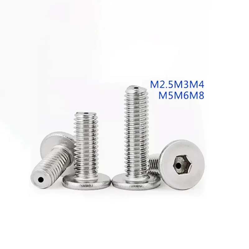 

Corrosion Resistant 304 Stainless Hollow Screw Ventilation Function for Vacuum Equipment and Heat Dissipation M2 M3 M4 M5