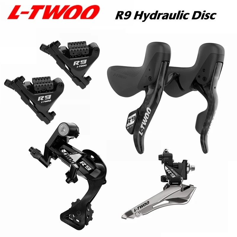 LTWOO R9-Disc 2x11s Road Hydraulic Disc Brake Groupset, R9 Hydraulic Disc 22S Alloy 6 kit, Benchmark R7020 R8020