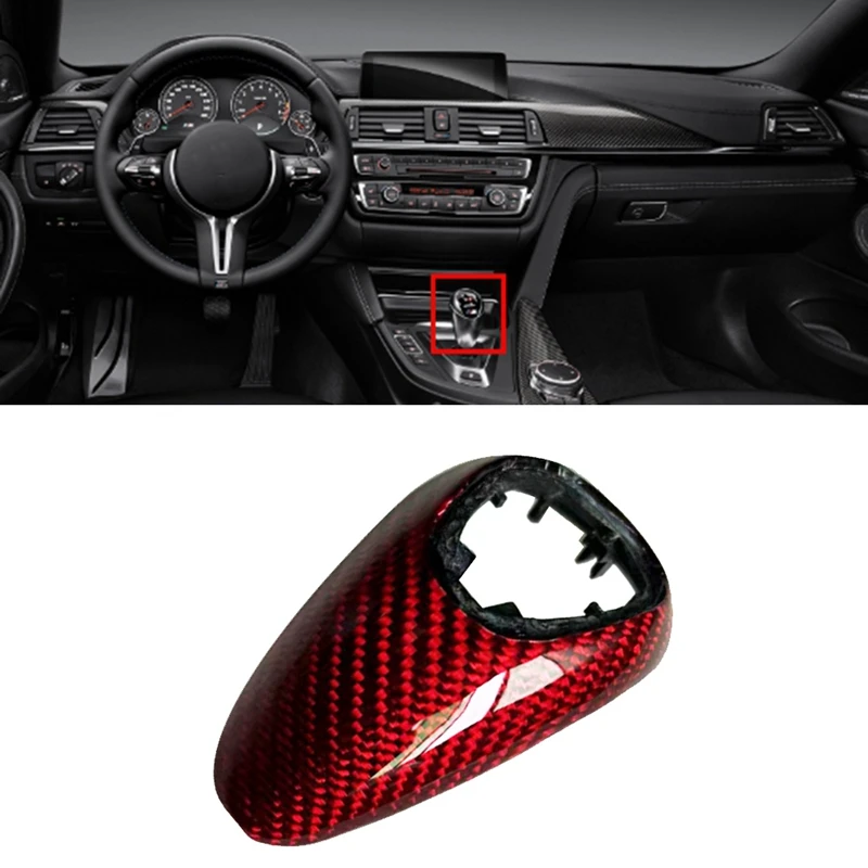 

Автомобильная ручка переключения передач накладка на головку для BMW M2 F87 M3 F80 M4 F82 F83 M5 F10