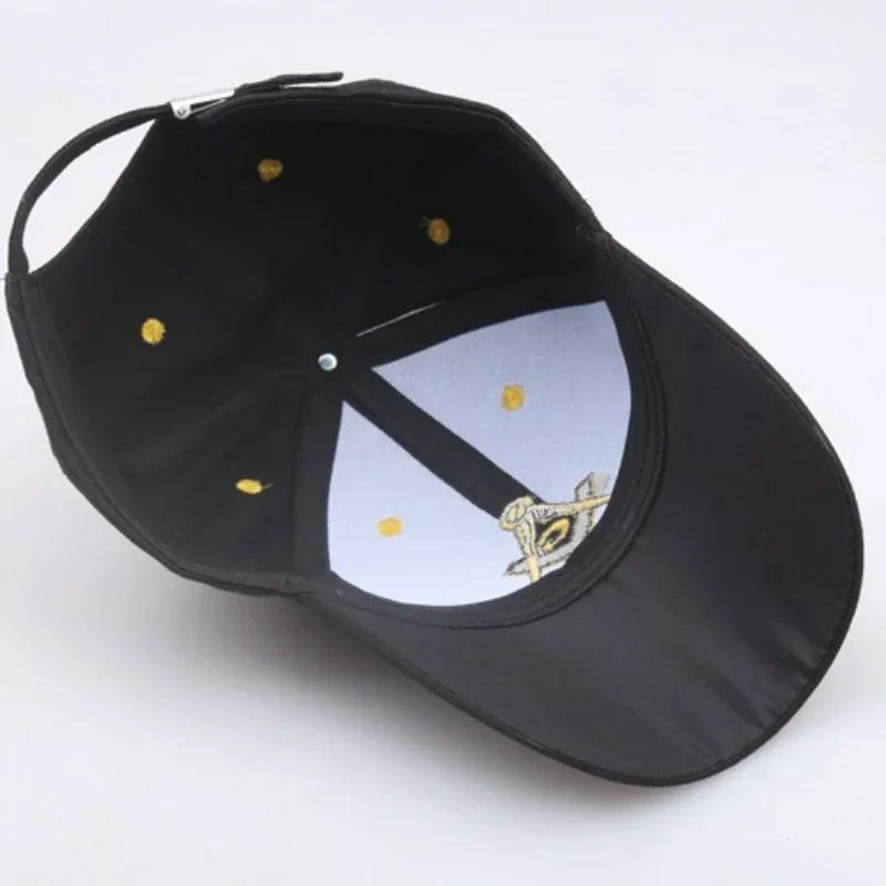 Casquette de baseball avec broderie maçonnique pour hommes et femmes, chapeau de camionneur, casquettes de papa, symbole franc-maçon, templier G,