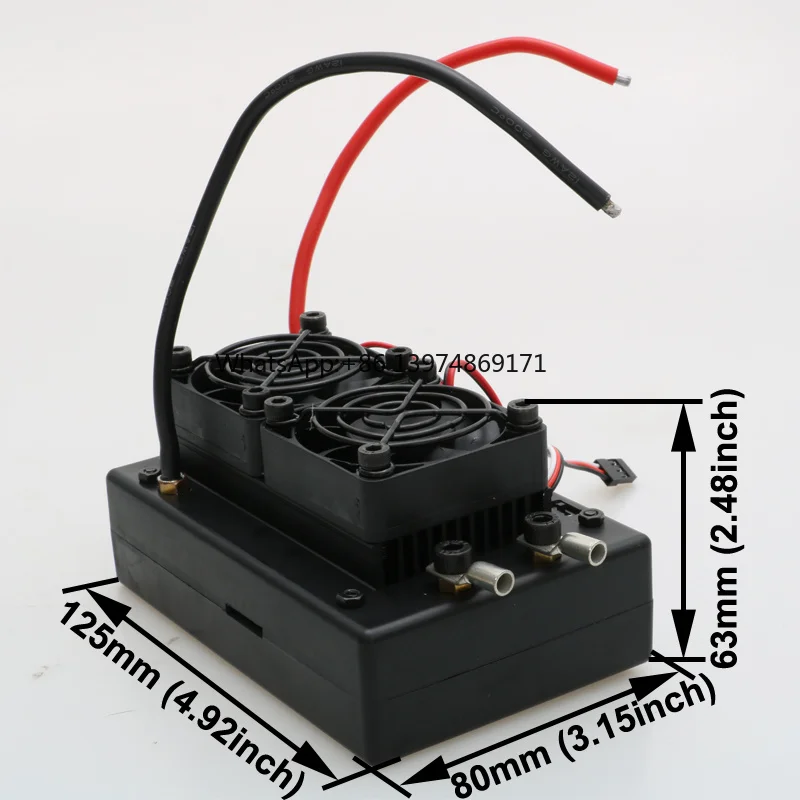 1PCS For RC Tug Boat 12V-33V 200A Bidirectional Brushed ESC Built-in 5V 3A UBEC Support 3S-8S Motor 800W-1000W Outboard Engine