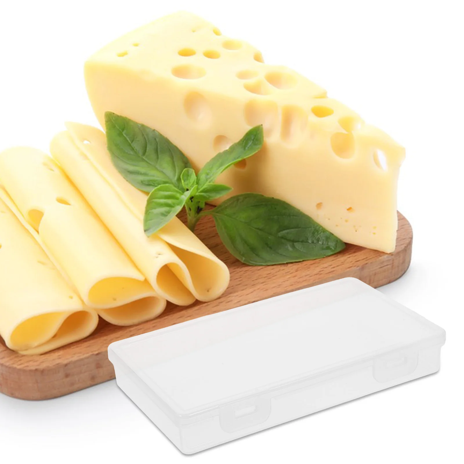 

Cheese Holder Containers Storage Boxes for Refrigerator Crisper Butter Cases PP Material Kitchen Supplies Practical