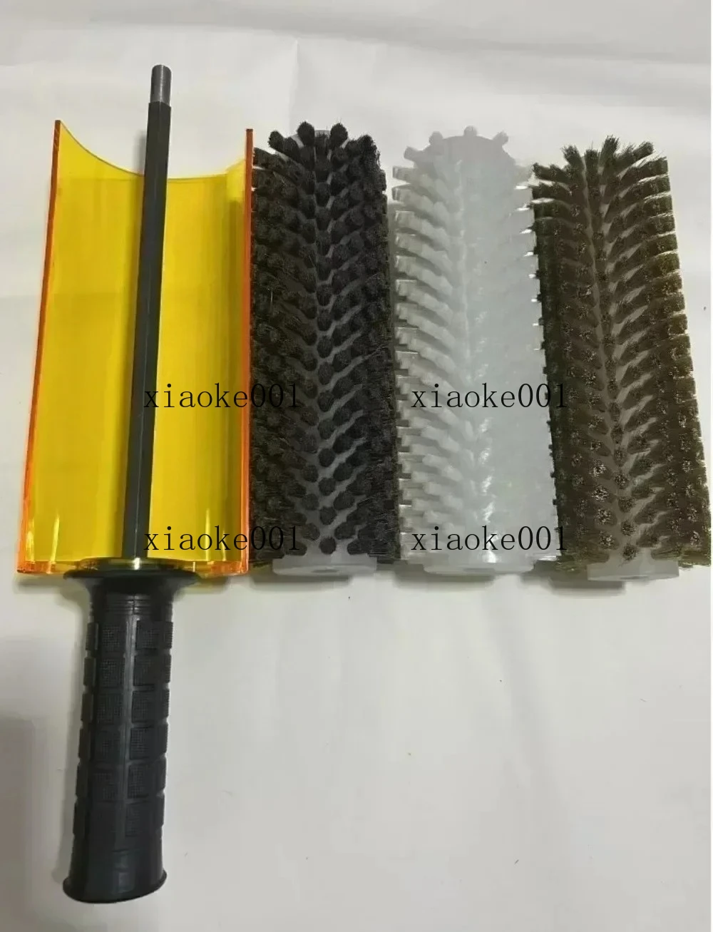 Electric Ski Snowboard Waxing Roller Brush Set Nylon Horse Hair Copper Wire Roto Brush for Ski Equipment Maintenance