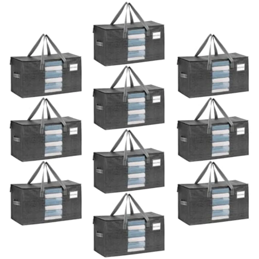 

Moving Bags, Comforter and Blanket Storage Bags for Closet, Moving Boxes, Boxes with Lids Alternative, College Dorm Packing Sup
