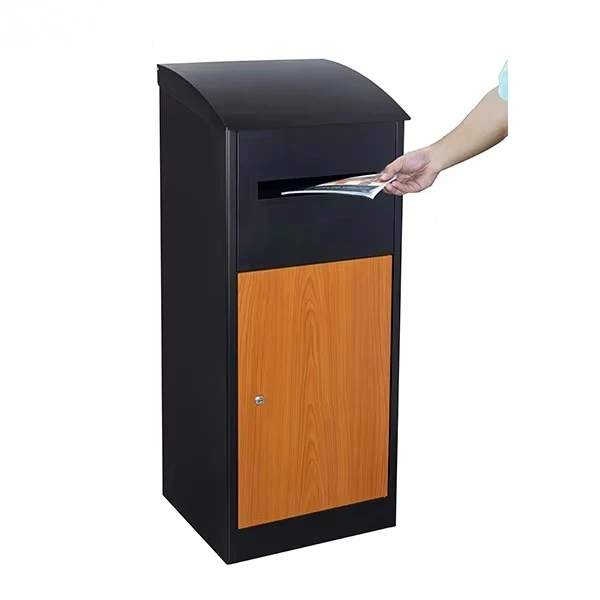 Outdoor Parcel Box Free Standing Apartment Express Delivery Opening Upside Letter Box