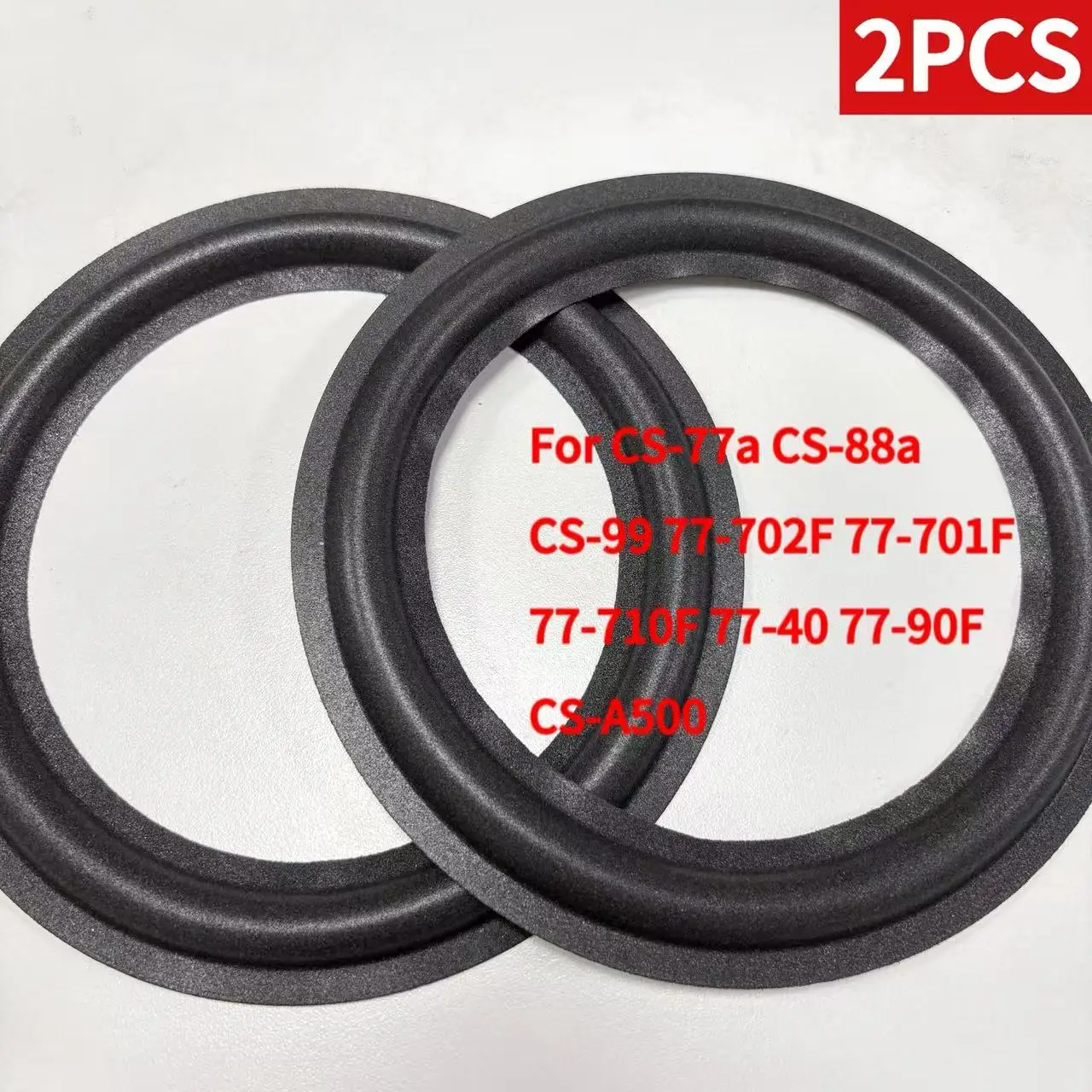 

Fits Pioneer CS-99 77-702F 77-701F 77-710F 77-40 77-90F CS-A500 CS-77a CS-88a Speaker Foam Repair Folding Edge Ring （2PCS）