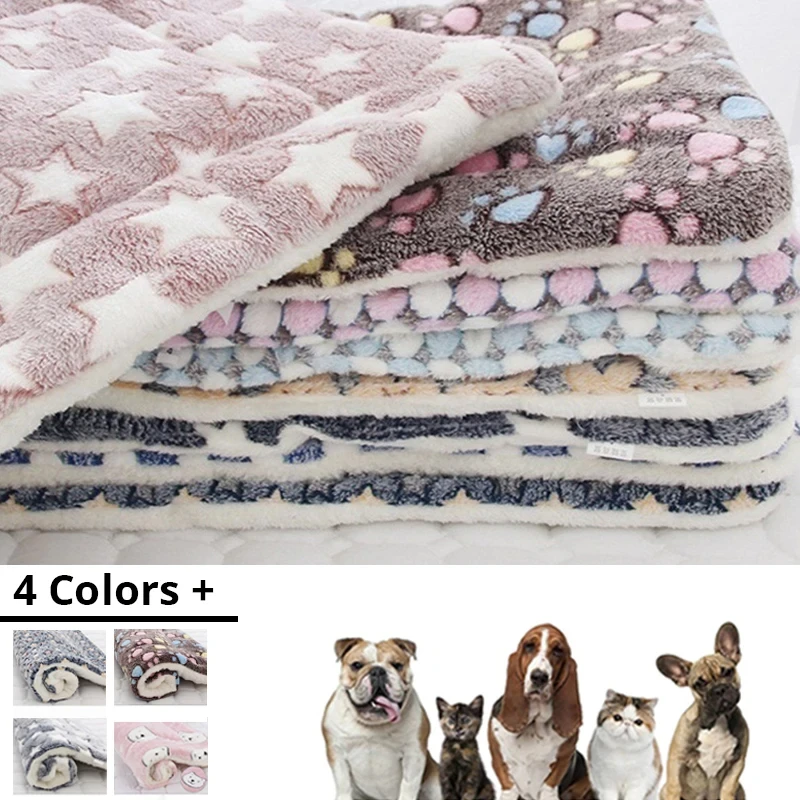 

Cute Cartoon Pattern Pet Blanket, Soft and Fluffy, Warm and Comfortable, Cat and Dog Blanket, High Quality, Hot Selling