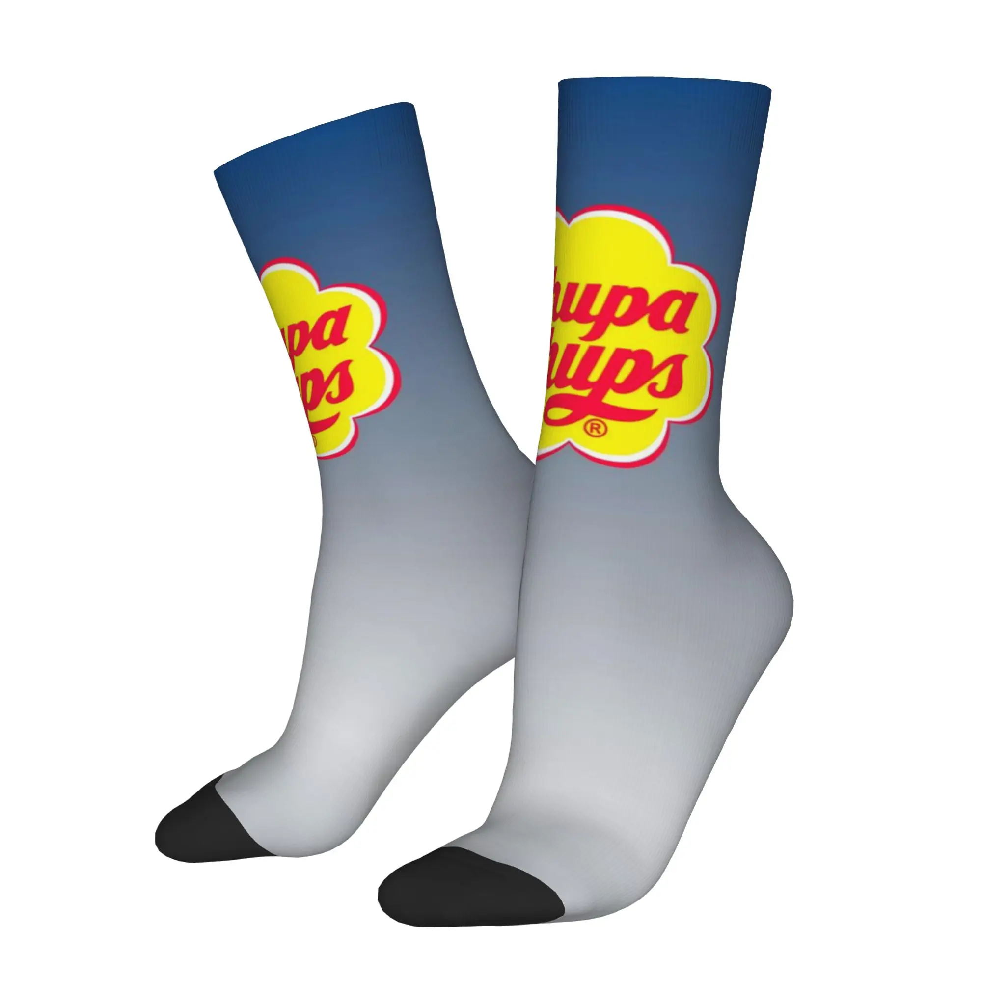 

Funny Sock Chupa Chups FUN 20 Rock Seamless Pattern Printed Men Crew Socks Novelty Men's Socks