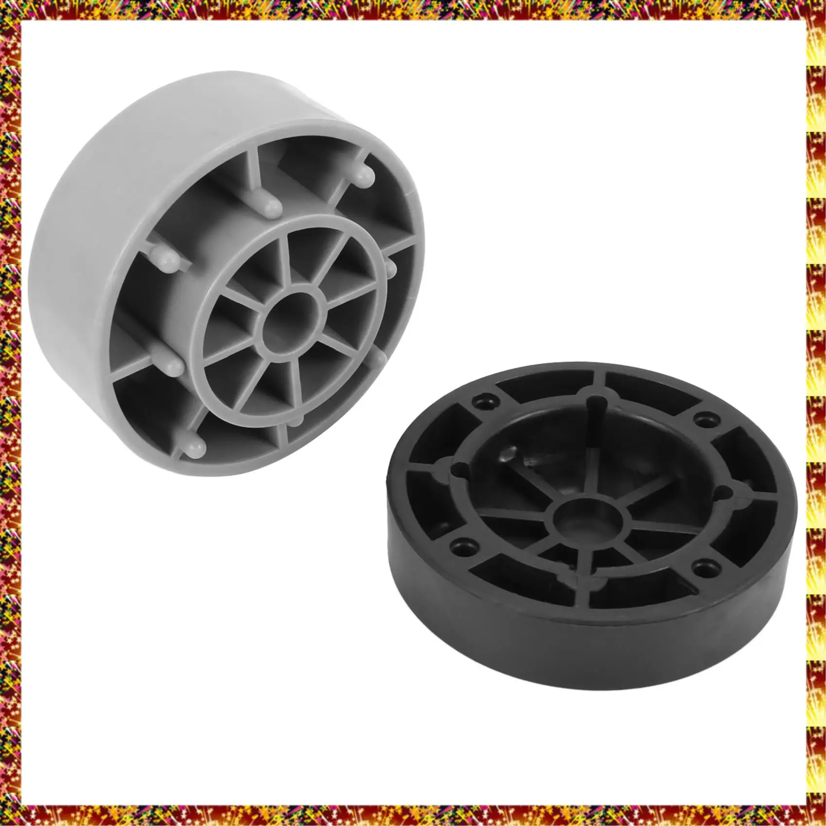 AGOUP 12 قطعة/المجموعة/المجموعة منصات مضادة للاهتزاز المطاط الحد من الضوضاء الاهتزاز المضادة للمشي القدم جبل للغسالة