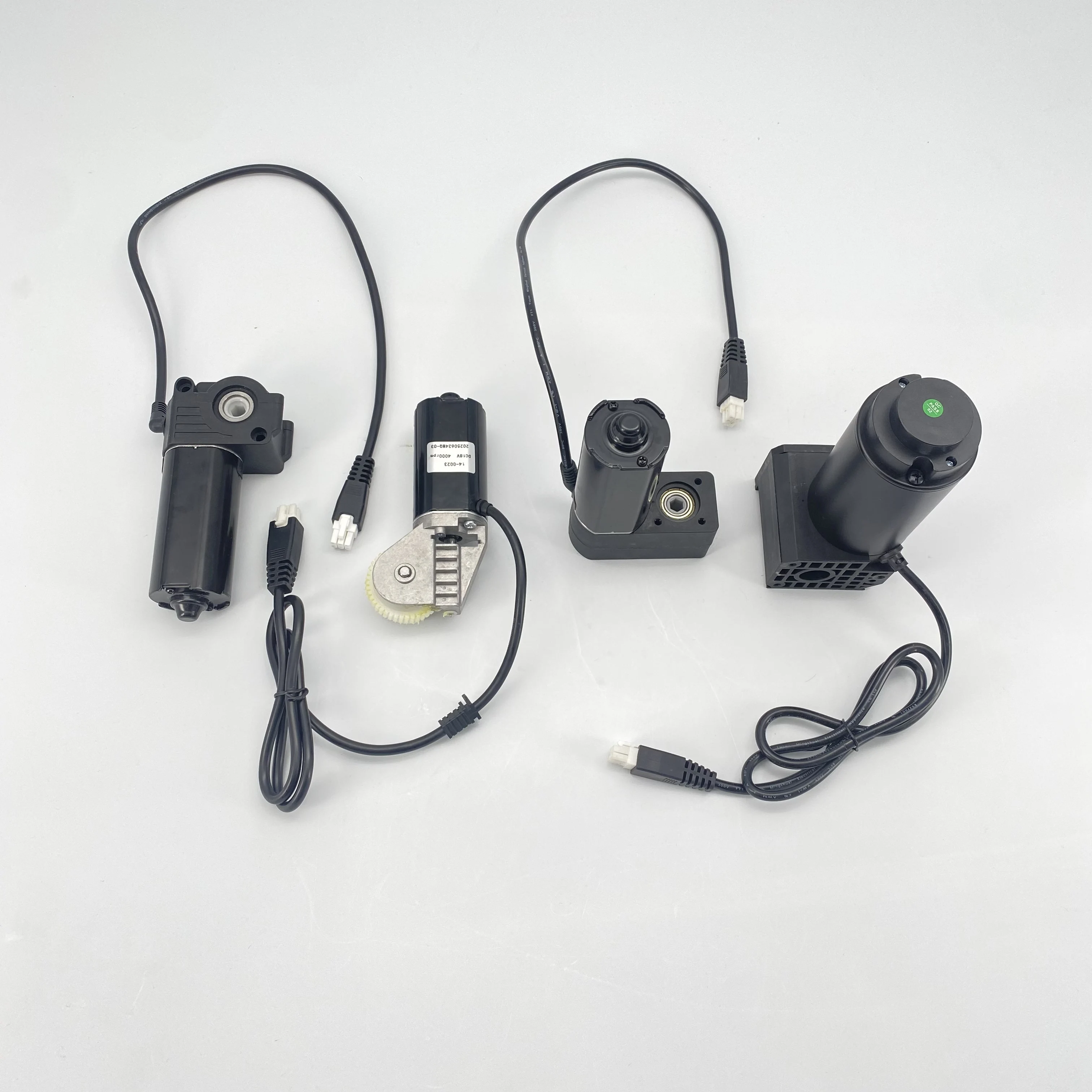 24V 방수 브러시드 DC 모터 가변 속도 마이크로 스마트 홈 전기 자전거 리프팅 테이블 보트 팬 방수용