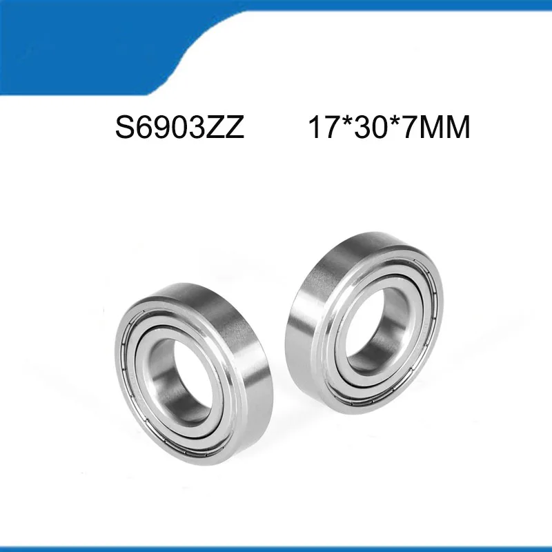 S6903ZZ (17*30*7 MM) 5PCS Sell Hot High Quality Corrosion Resist Stainless Sealed Deep Groove Ball Bearing Shaft (ABEC-5