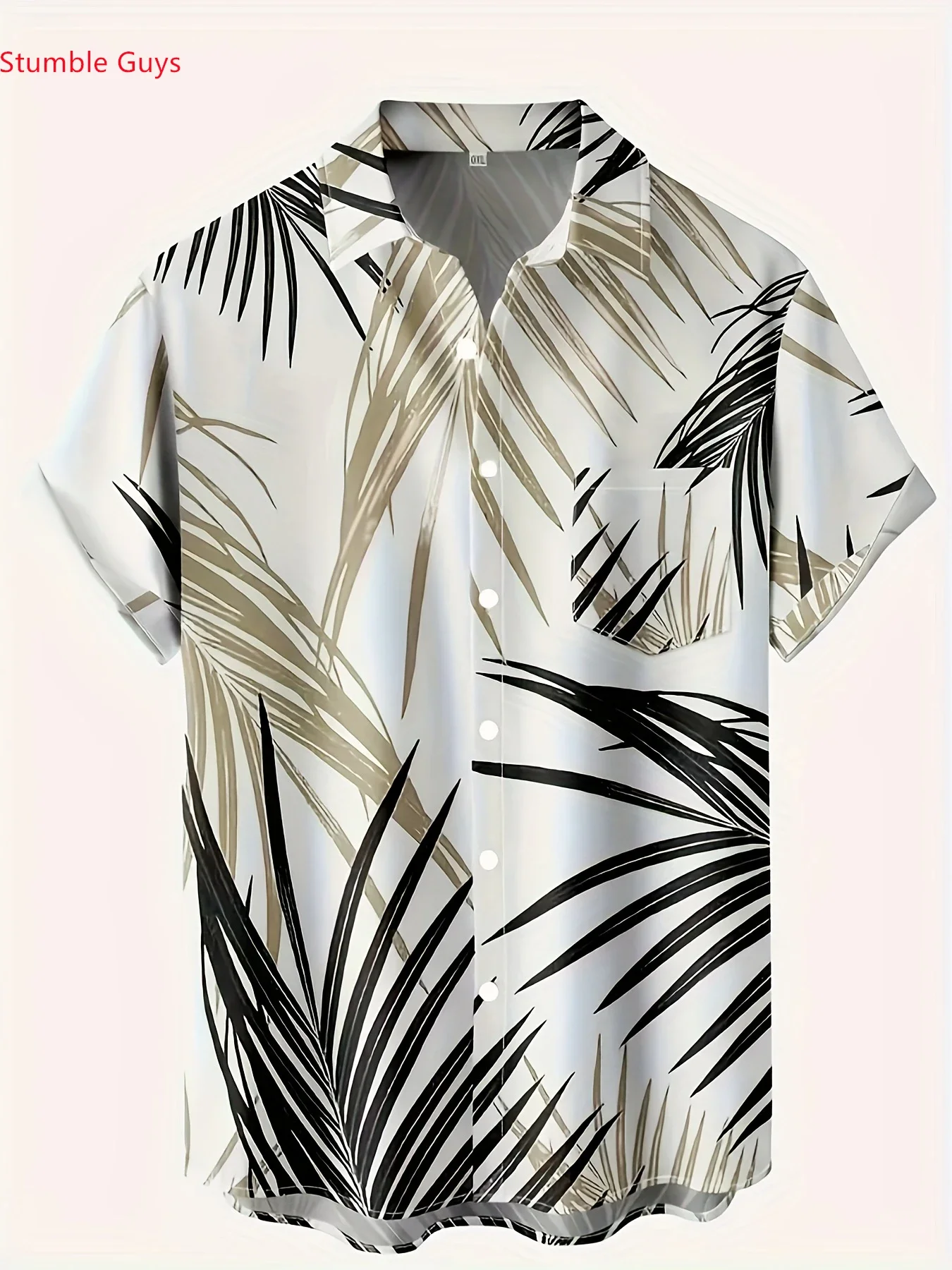 Summer Floral Print Hawaiian Shirt For Men Casual Man Short Sleeve Fashion Beach Wear Lightweight Breathable Party Shirts