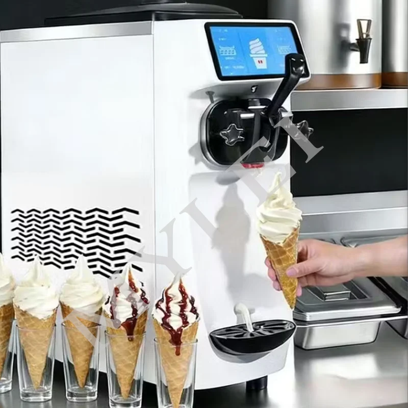 Coffee Shop Ice Cream Machine Professional Ice Cream Maker Manufacturer Commercial Soft Serve Ice Cream Making Machine
