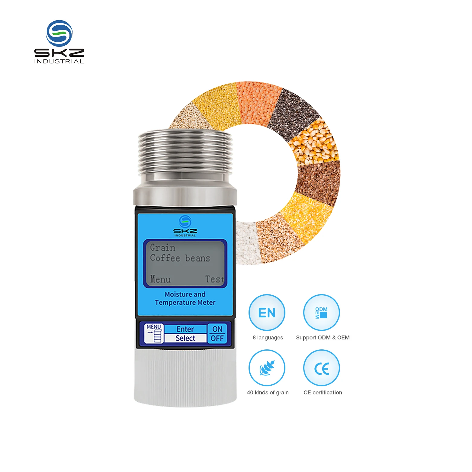 Cashew Grain Moisture Meter, Coffee Bean Hygrometer, Agricultural Specialized Instruments