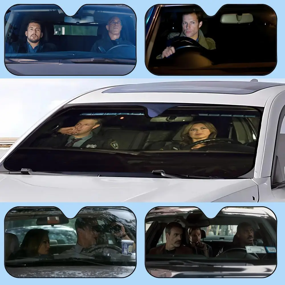 

L-Law and O-Order Sun Visor Retractable Car Sun Visor Anti-Glare UV Protection Front Window Sunshade