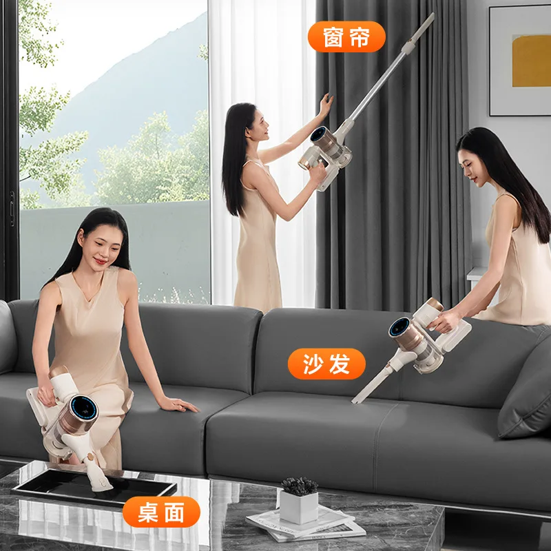 Vacuum Cleaner Household Wireless Electric Floor Brush Large Suction Power Lightweight Handheld Vacuum Mopping Machine