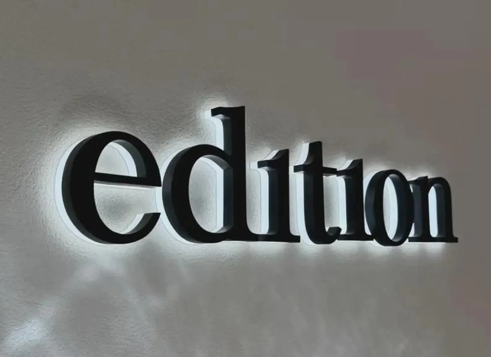 LED House Numbers, Illuminated Address Number Sign, Metal Sign, Metal House Number Sign, Custom Backlit House Numbers