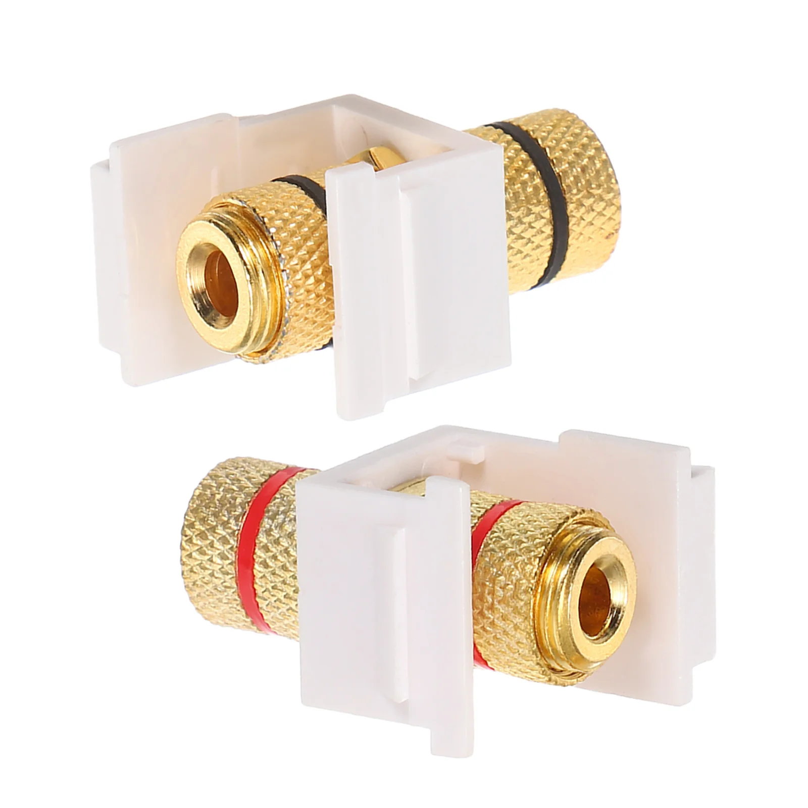 

2Pcs Banana Plug Binding Post Connector Screw Type Audio Jack for Stable Connection Theater Stage DIY Speaker Projects