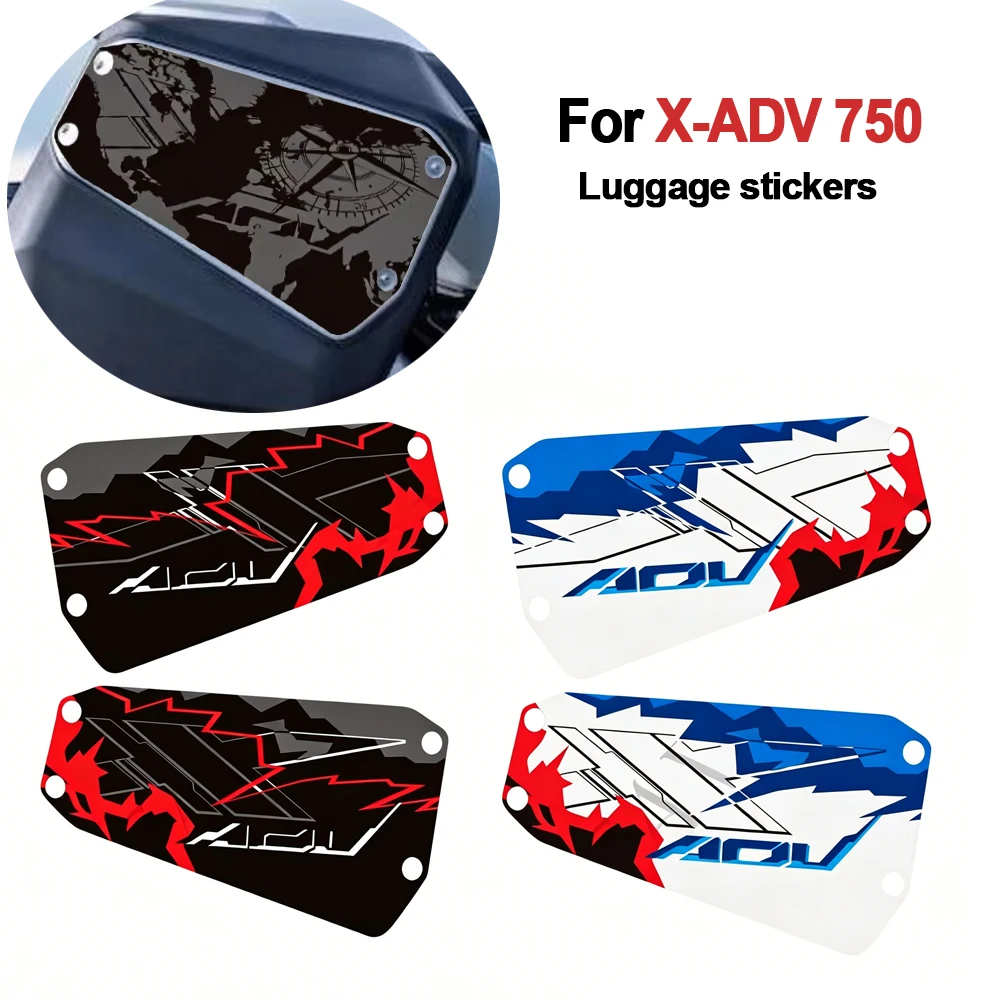 For X-ADV XADV X ADV 750 Adventure New Motorcycle Suitcase stickers PVC Protection decals Luggage box decorative kit