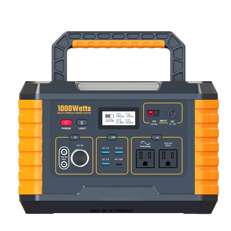 

Solar Generator 1000w Lithium Battery Solar Portable Power Station Best Price