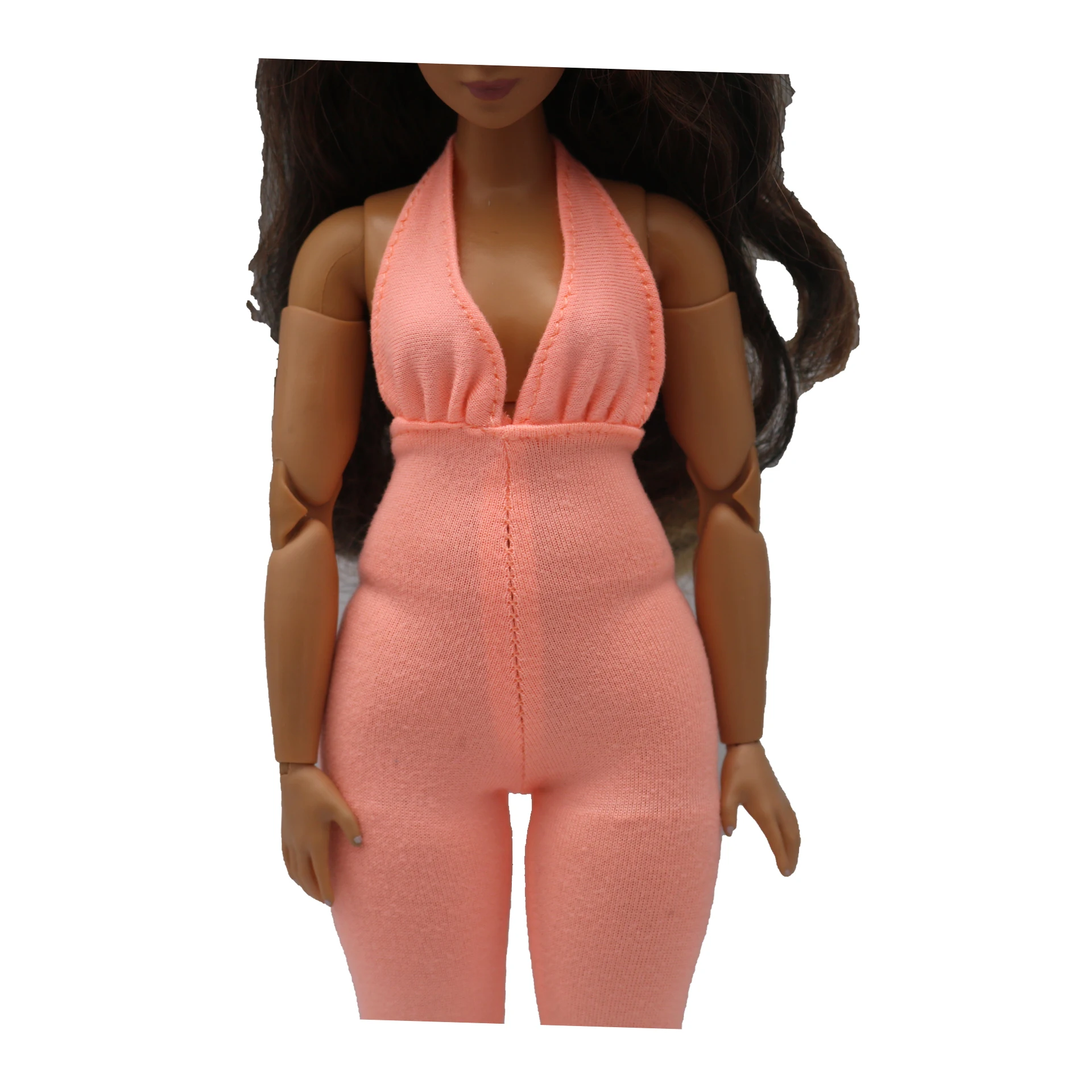 New 30cm 1/6  hip wrap Tight low-cut jumpsuit  Daily Wear Accessories Clothes for Barbies doll