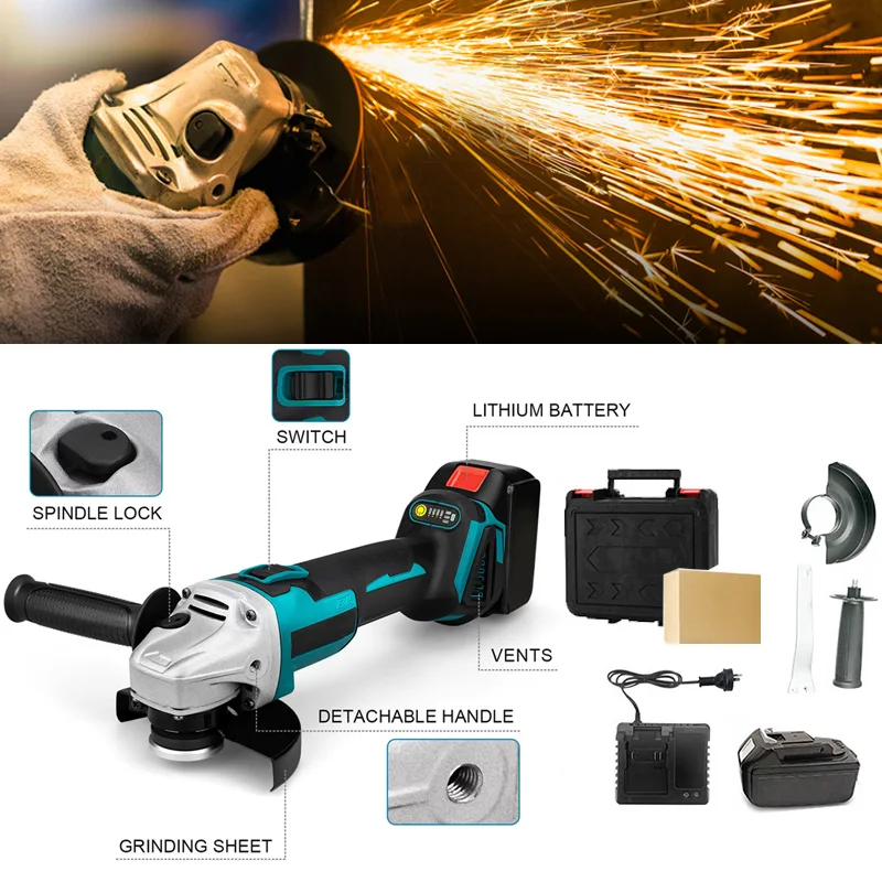 

Бесщеточная электрическая угловая шлифовальная машина, перезаряжаемая режущая машина, мощная полировальная машина, угловая шлифовальная машина для инженерного пластика