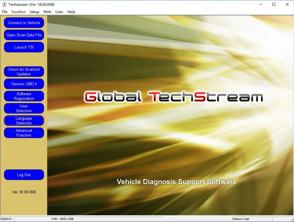 Toyota OTC 자동 스캐너 TIS Techstream, MINI-VCI J2534 OBD2 인터페이스용, V18.00.008, 활성 코드, MINI VCI 호환