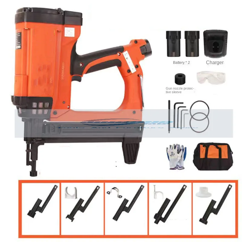 Multifunction GSR40 Adjustable Cordless Fast Gas Nailer Air Nailer for Woodworking Concrete Door Trough Decorative Fixed Nailer