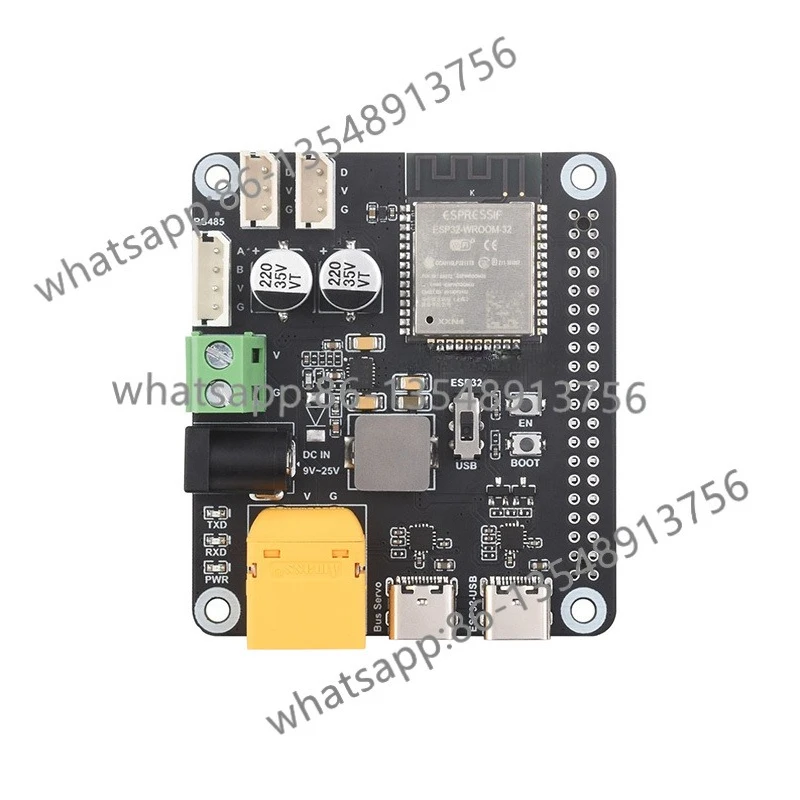 

Bus servo driver board with ESP32 main control 9~ 25V wide voltage input, spot