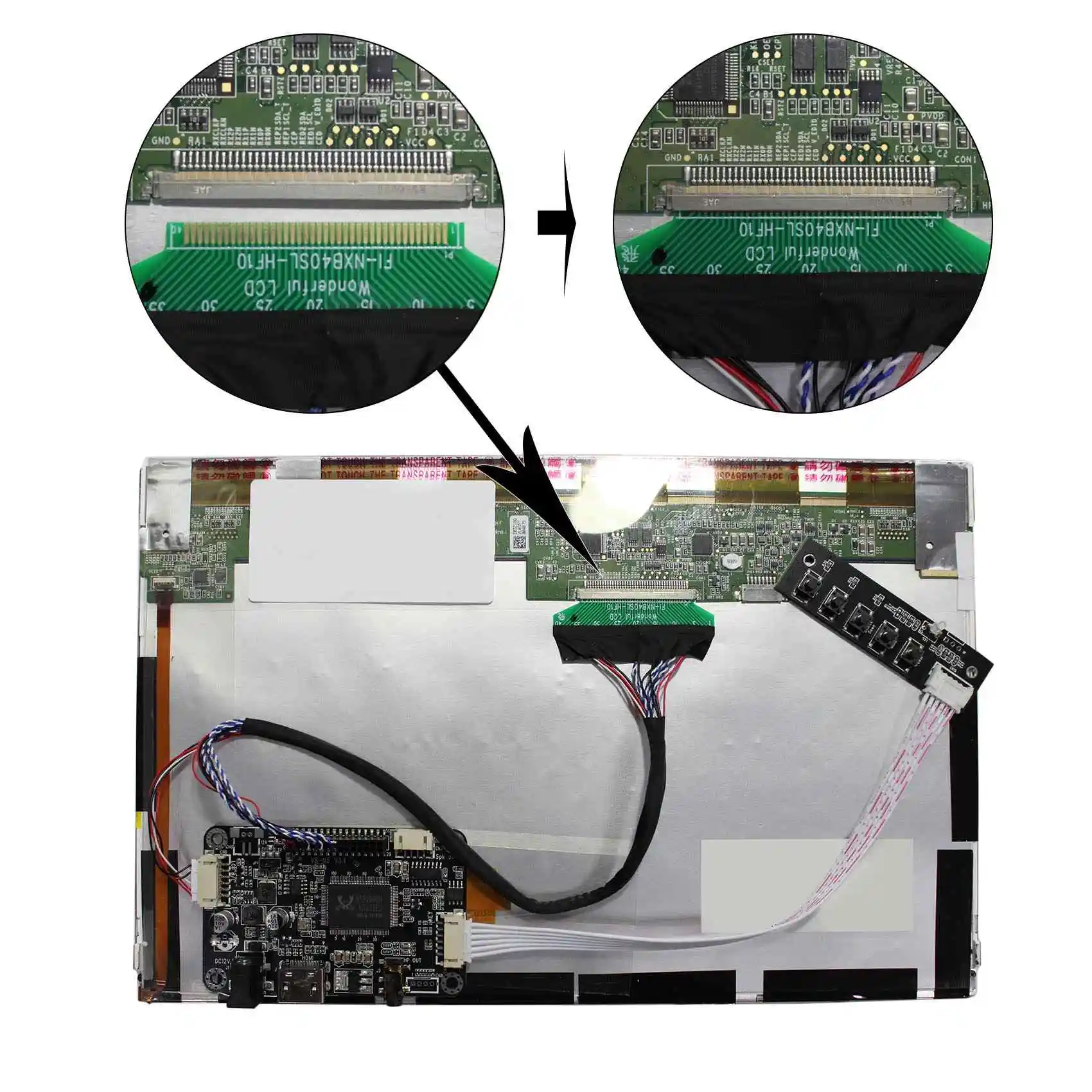 HD-MI Audio LCD Contrôleur Conseil VS N5 V3 Pour 12.1 pouces 1280X800 LTN121AT09 LCD