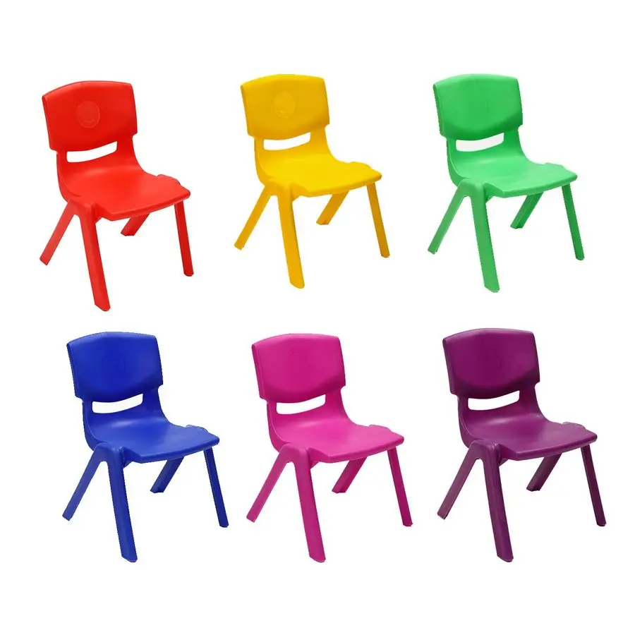 Stackable School Chairs with 11inch Seat Height, Colorful School Stackable Chairs Stacking Plastic Classrooms Chairs for Prescho