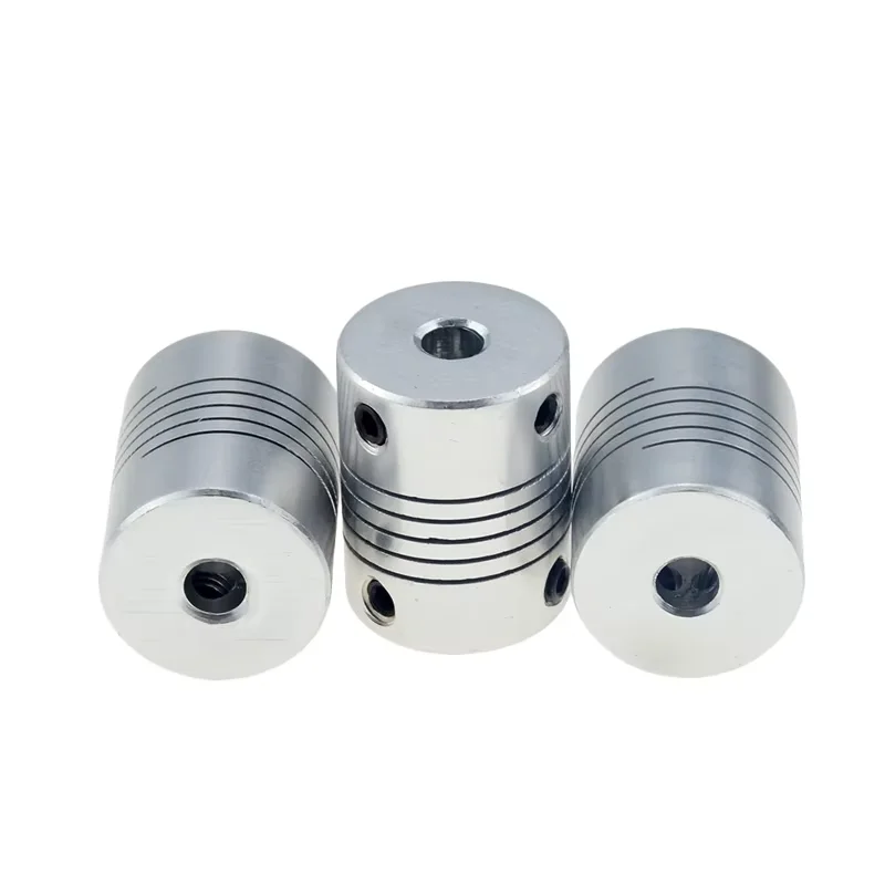 D19*L25 Wellenkupplung Aluminium Flexible Kieferkupplung 3/4/5/6/6,35/7/8/10mm CNC Schrittmotor-Kupplung Encoder Graviermaschine – Detail 3