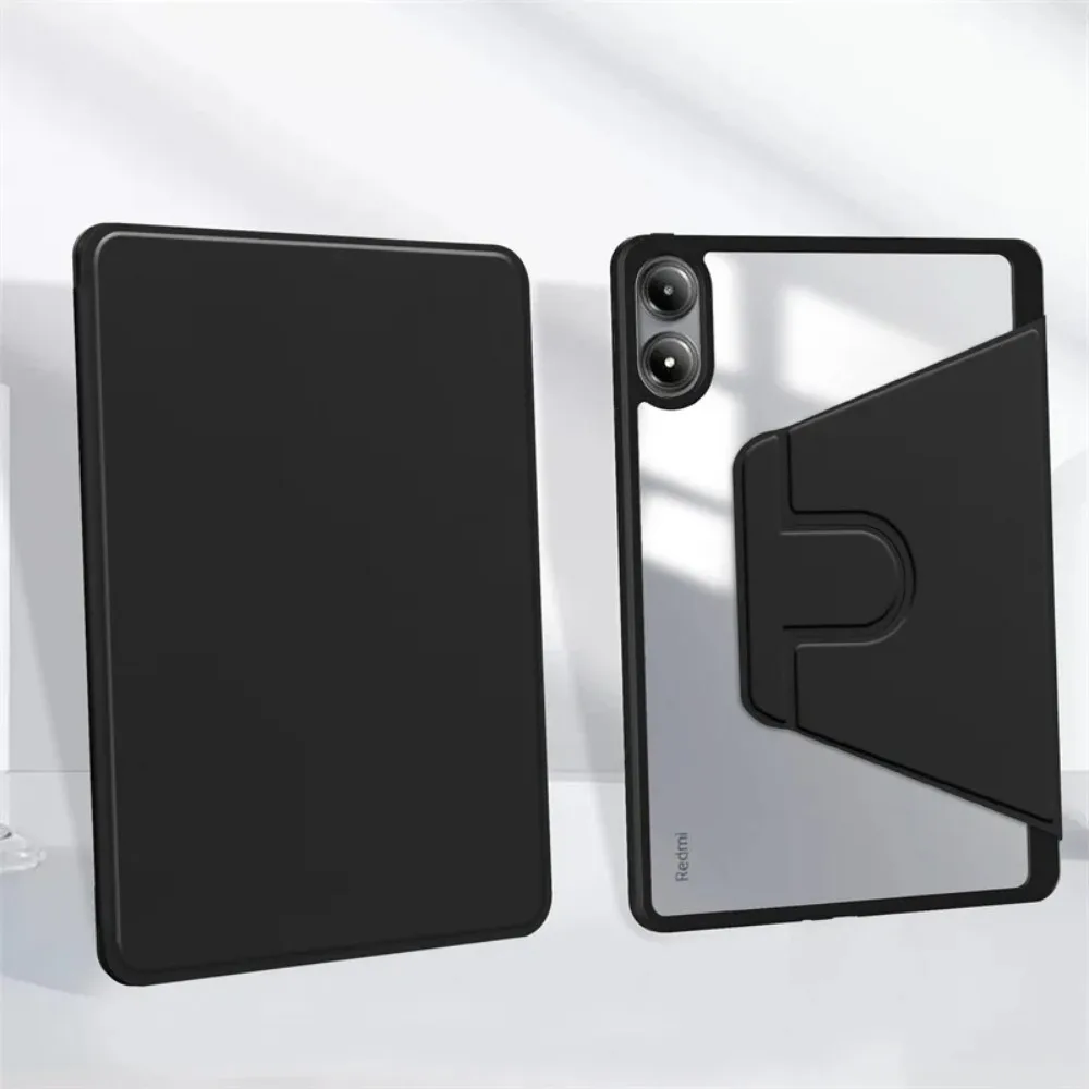 Redmi パッドプロ 12.1 インチ 360 回転磁気スマートタブレットカバー Xiaomi Redmi パッドプロ 12.1 2024 ケースと鉛筆ホルダー
