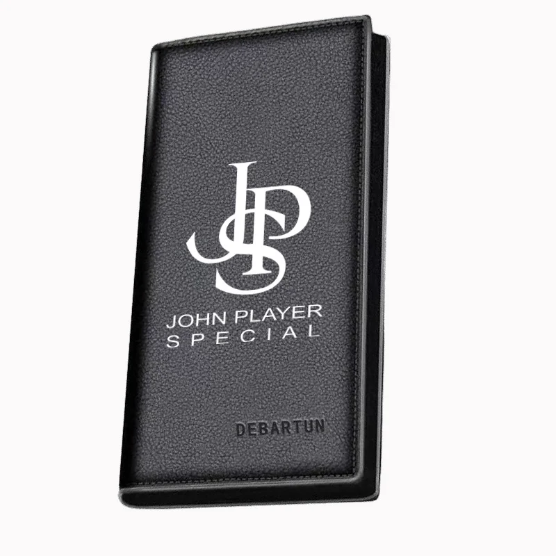 White letters special brand Men's Long Wallets Business Stylish Printing Design Casual Use Christmas Valentine's Father's Day Gi