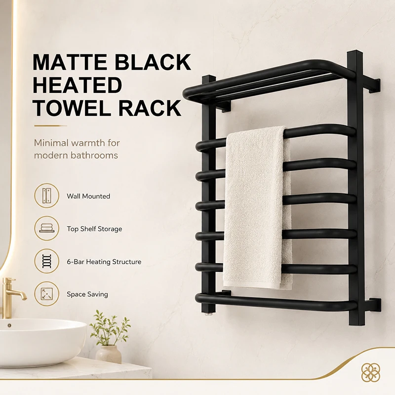 Wall Mounted Folding Storage Heated Towel Rack Hot Towel Warmer Professional Commercial Stainless Steel Electric Towel Warmer