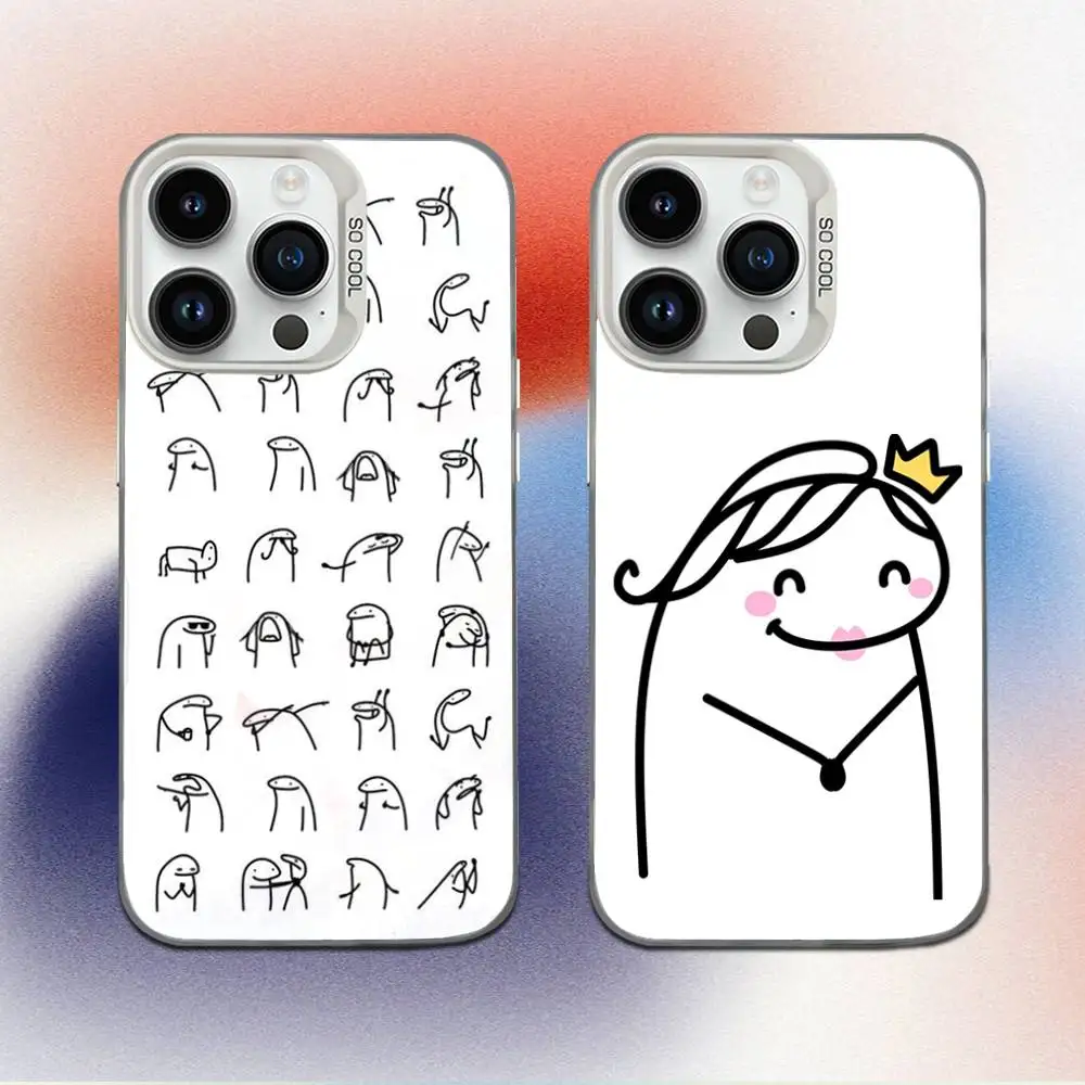 

Funny Man Middle Finger Phone Case For iPhone 16,15,14,13,12,11,Mini,Pro,E,MAX White Candy Matte Shockproof Cover