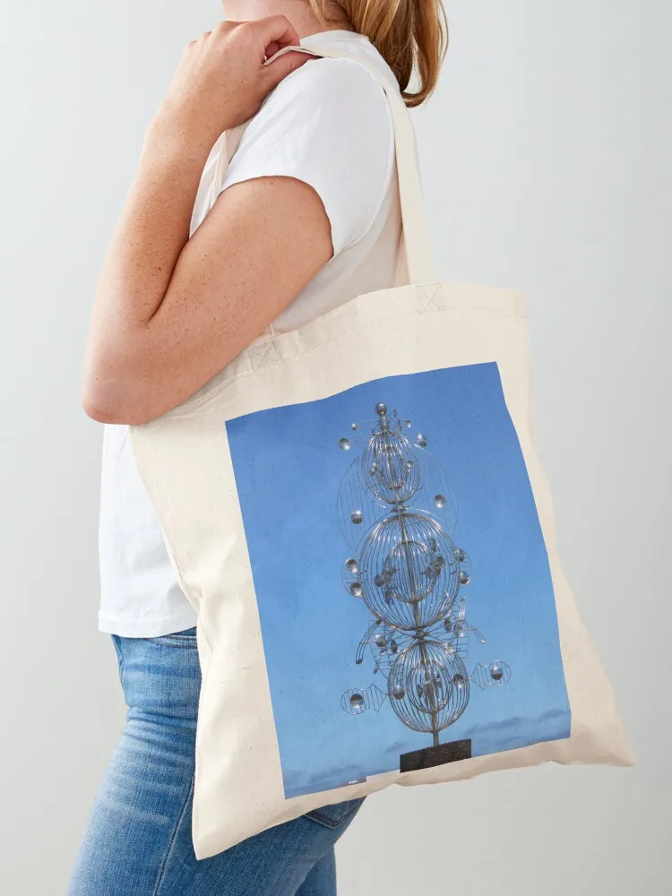 

Cesar Manrique 'Fobos' Wind Sculpture Tote Bag Canvas shoulder bag shopping bags foldable Shopping bags eco bag folding