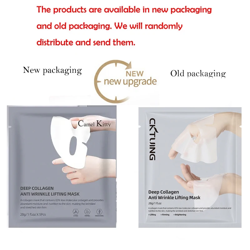 5-Pack Korean Collagen Face Masks 3