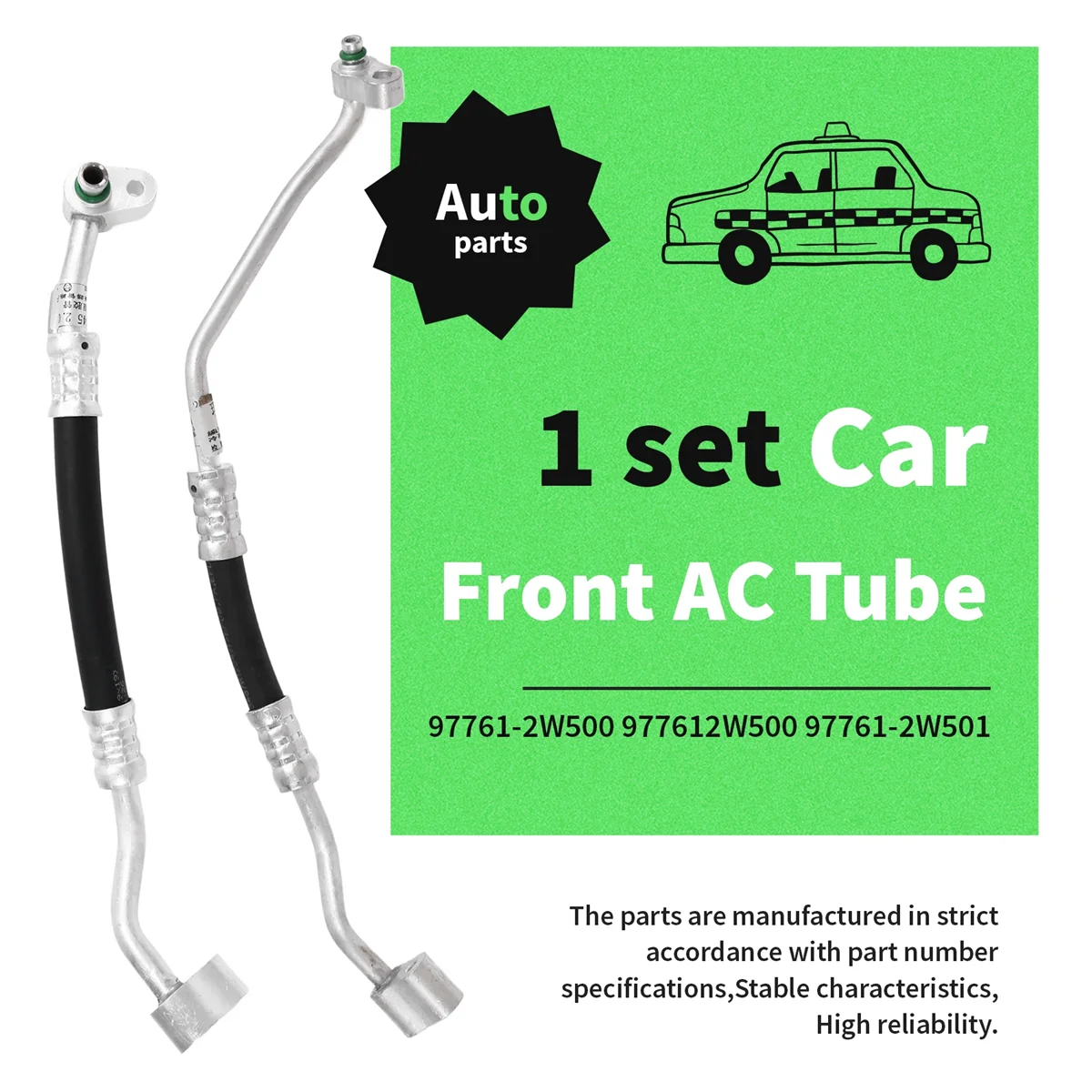 

977612W500 Car AC Condenser Line-Front A/C Tube 977612W501 F New Arrivals 2013-2018