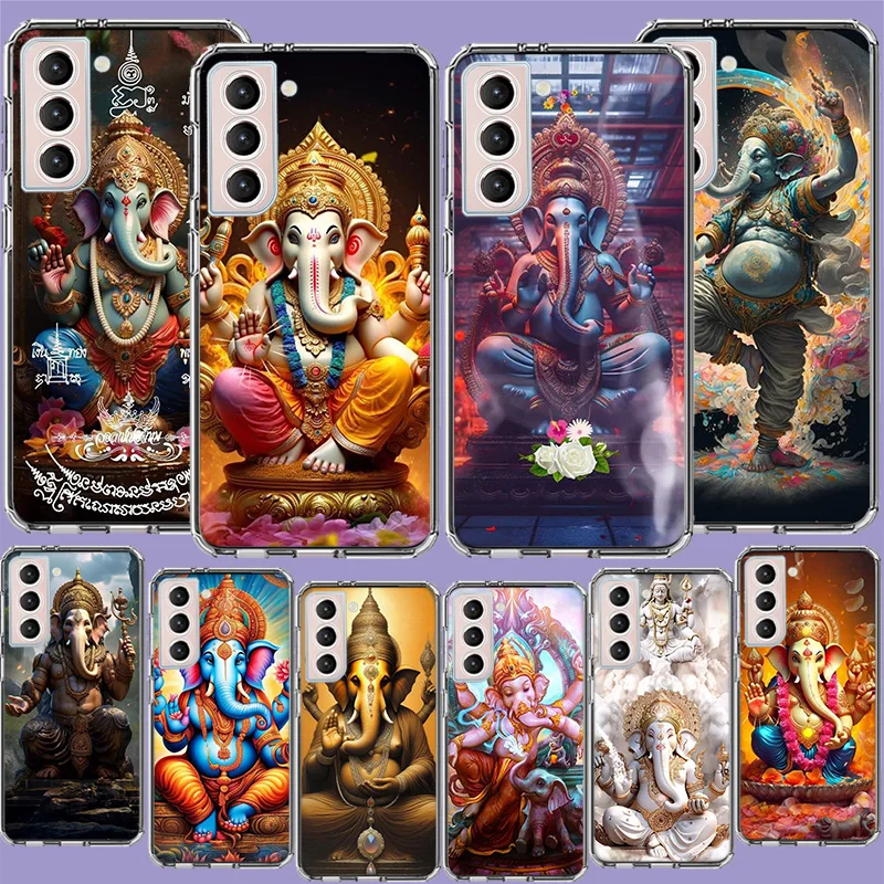 Ganesh lord Phone Case For Samsung Galaxy S24 S23 Ultra Capa Shell S22+ S21 Plus S20 FE S10 Lite S10E S9 Cover Silicone Soft