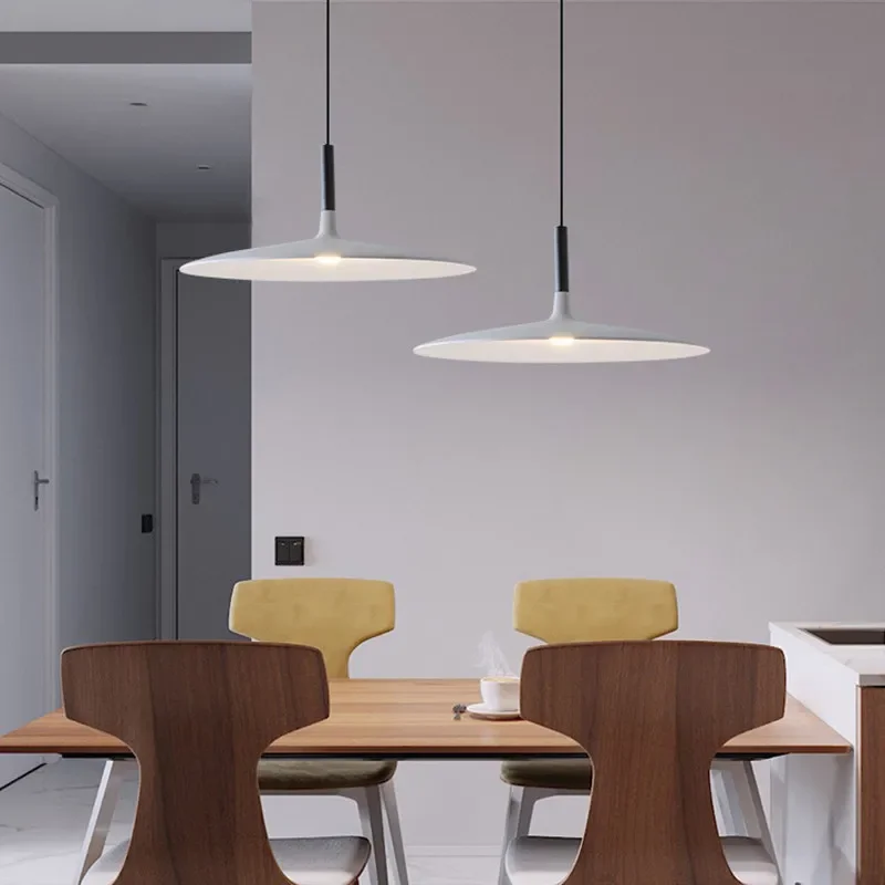 Imagem -03 - Luzes Pendentes Led Nórdicas Lâmpadas de Design de Suspensão Abajur para Cima da Mesa Cozinha Sala de Jantar Decoração de Casa Iluminação