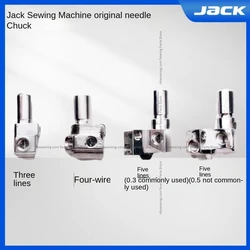 1PCS 4-Thread 5-Thread Needle Chuck 3*5 5*5 Needle Clip for Jack Bruce 798 E4 C4 B6 Ex Overlock Machine Universal