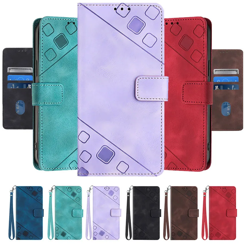 Flip Card Leather Phone Case For OPPO Reno 4 4F 5 6 7 8 8T 9 9A 10 11 11F 12 12F Pro Plus Lite 4G 5G Book Cover